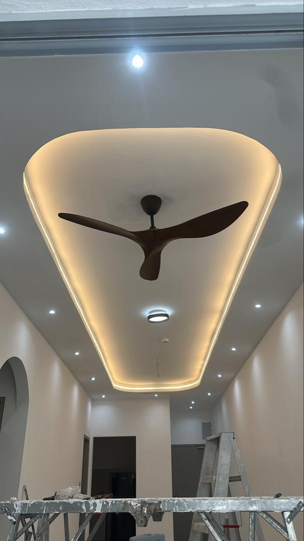 Ceiling and lighting renovation by EUKA Living